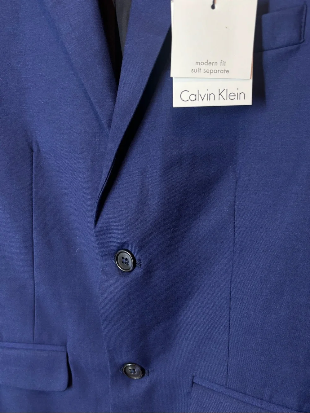 Calvin Klein Boys Navy Blue Two-Button Blazer, size 16, New!